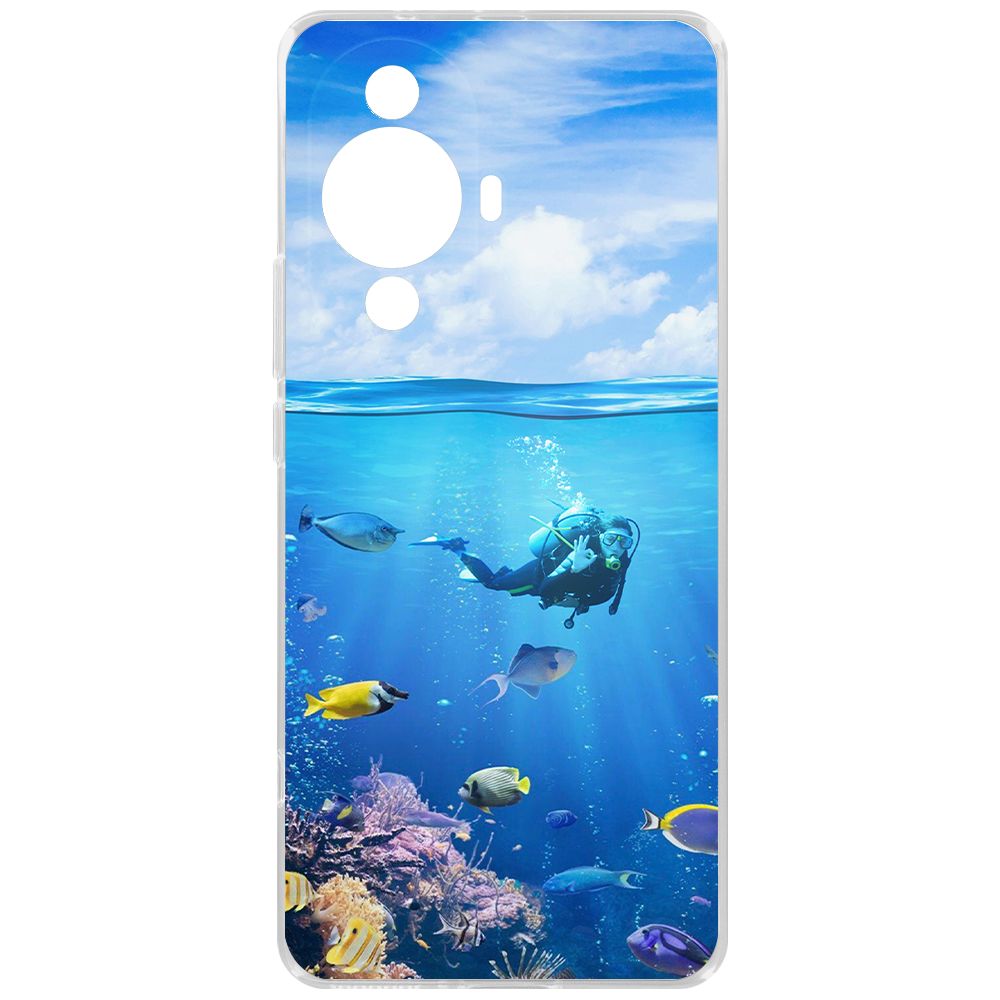 Чехол-накладка Krutoff Clear Case Австралия, Большой Барьерный Риф для Huawei Nova 11 Pro