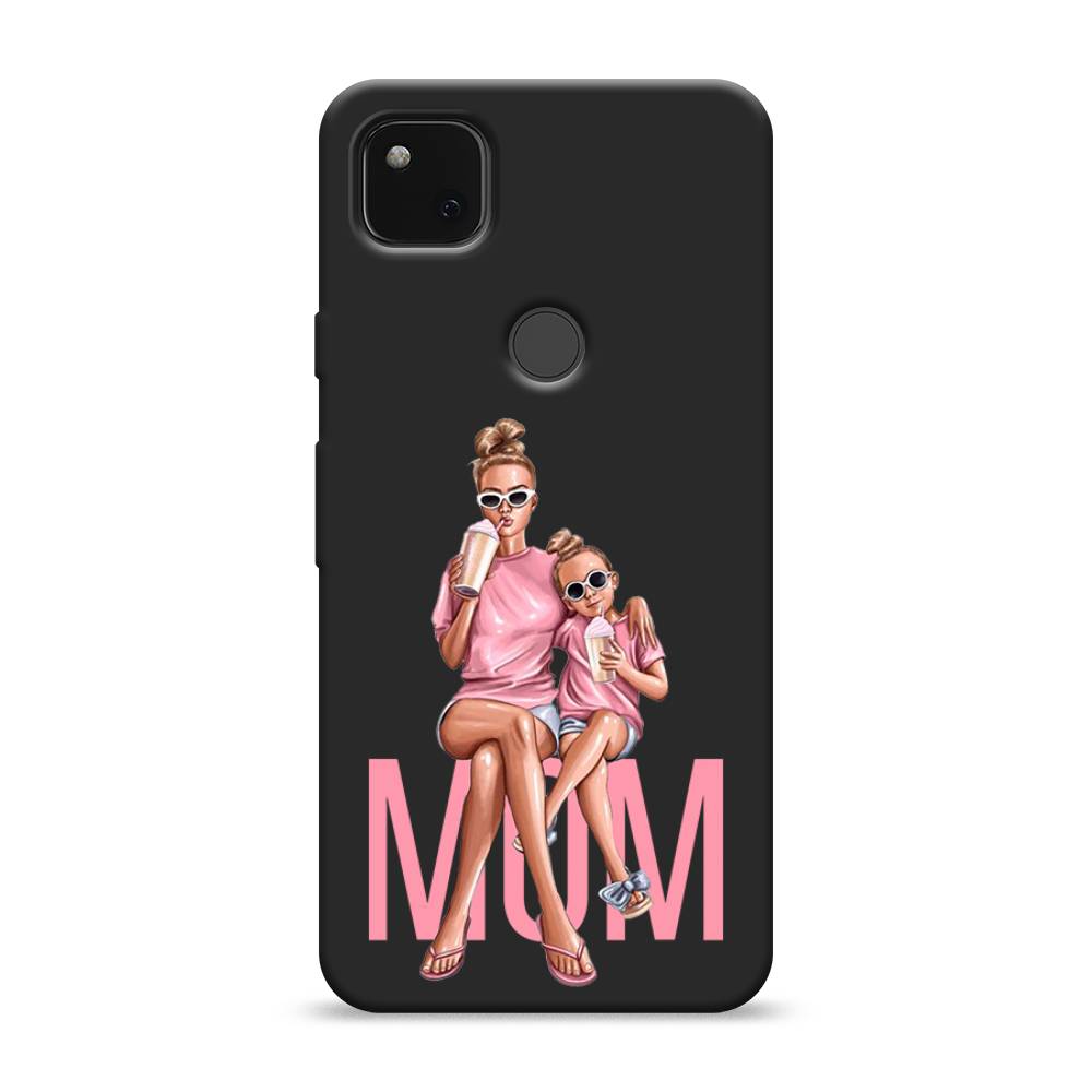 

Матовый силиконовый чехол "Lovely mom" на Google Pixel 4A