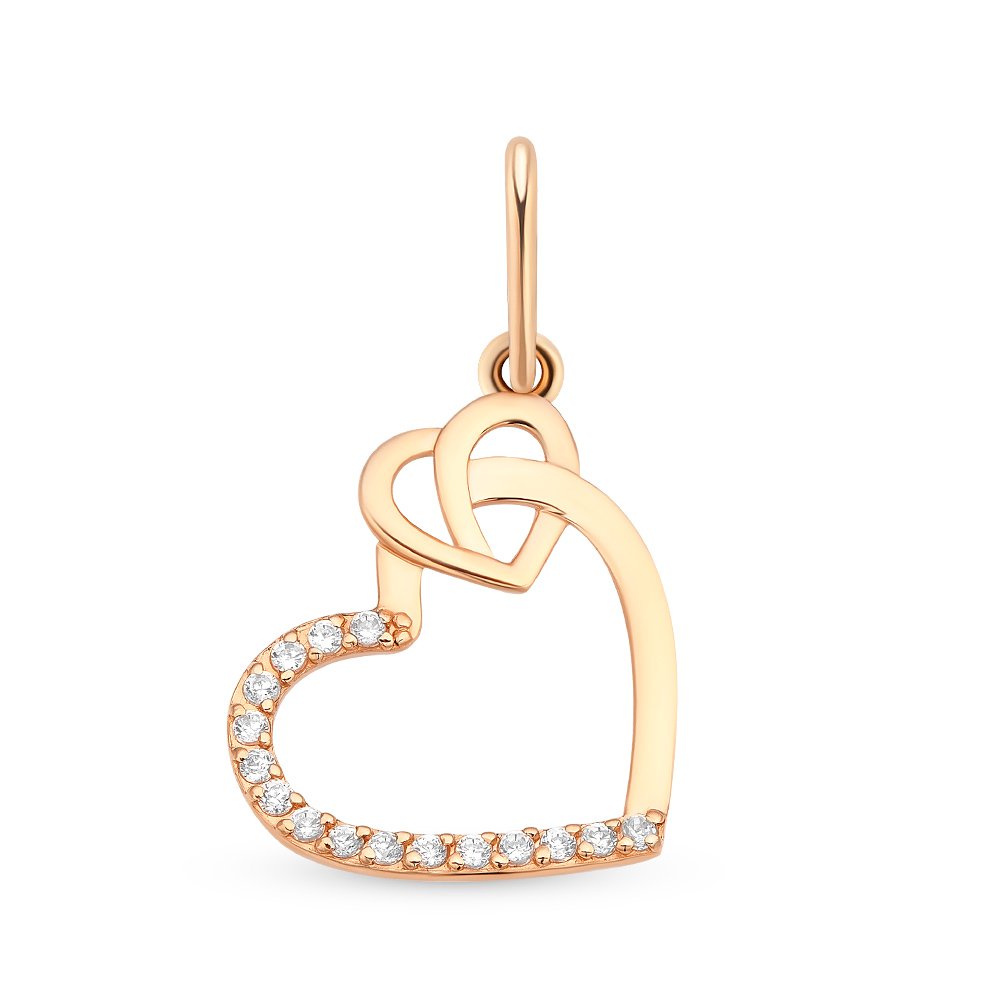 

Подвеска из золота 585Gold 303002532, фианит, 303002532