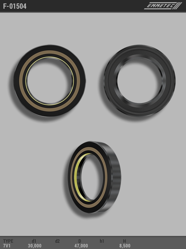 

Сальник рулевой рейки EMMETEC 30x47.2x8.5 (7V1) F-01504, F-01504, F01504