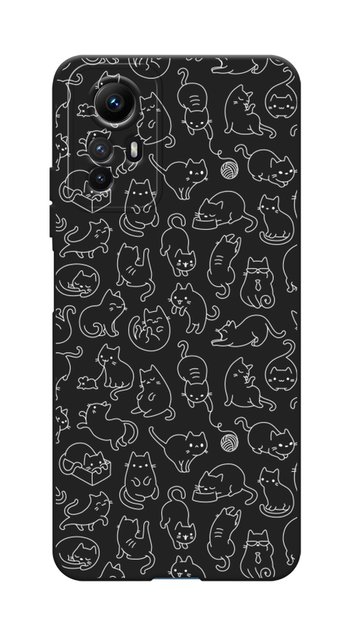 

Чехол Awog на Xiaomi Redmi Note 12S "Шкодливые котики", Прозрачный;бежевый, 318952-1