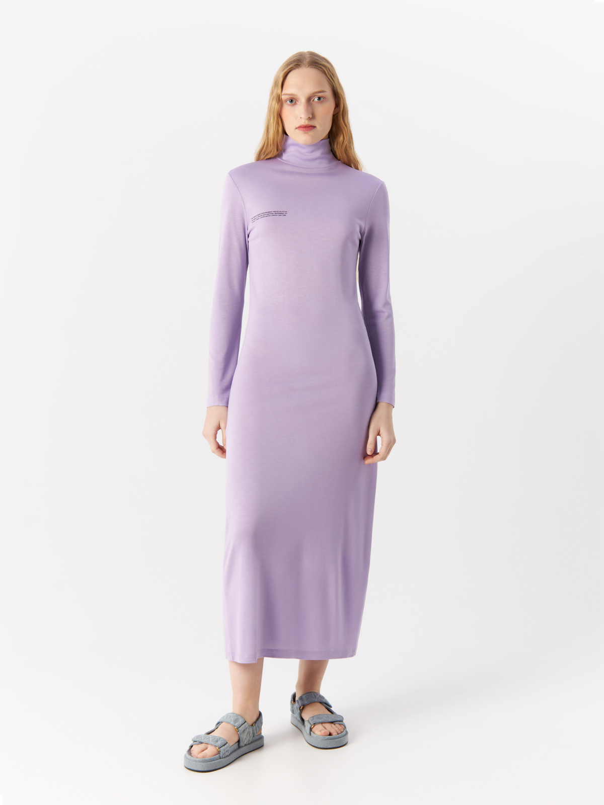 Платье Pangaia для женщин, размер XS, фиолетовое