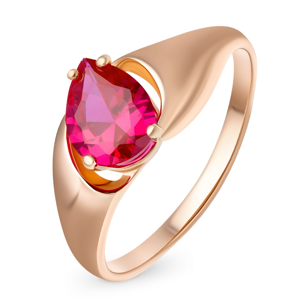 

Кольцо из золота р.  585Gold 101017600, рубин искусственный, 101017600