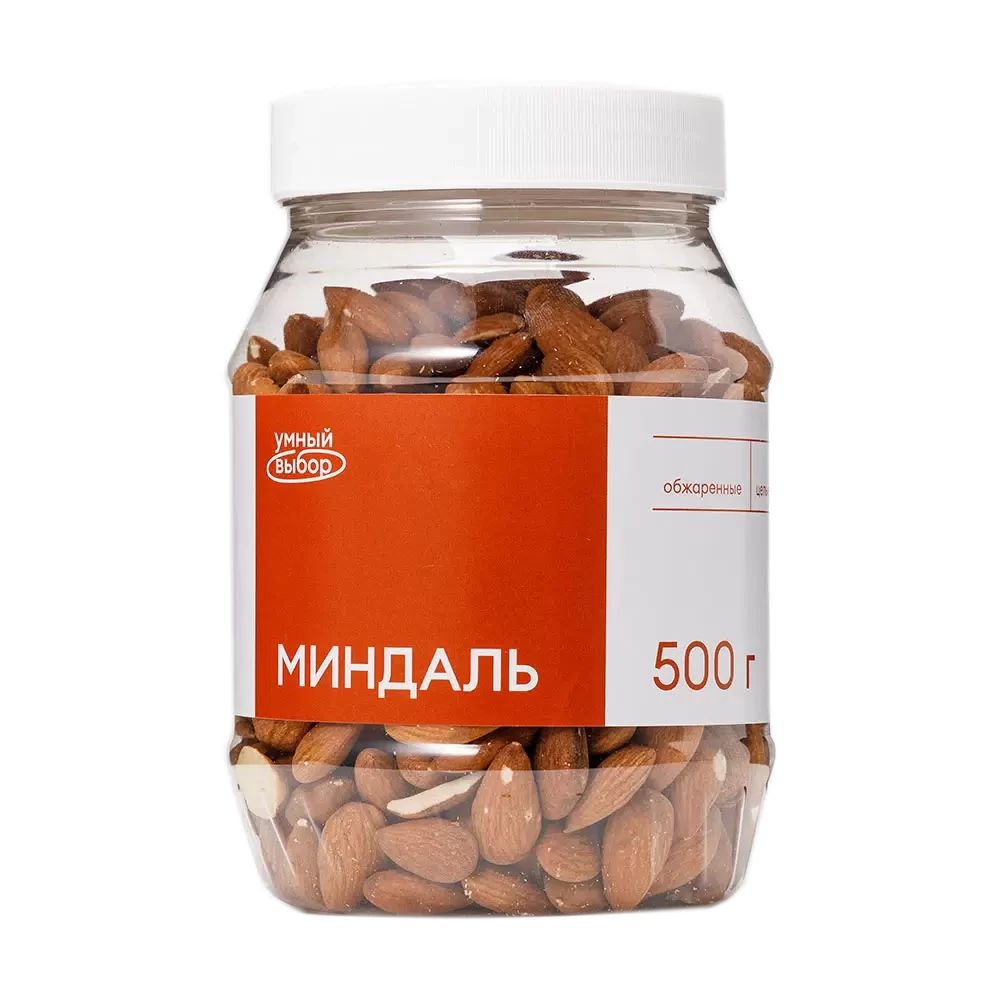 Миндаль Умный выбор жареный, 500 г