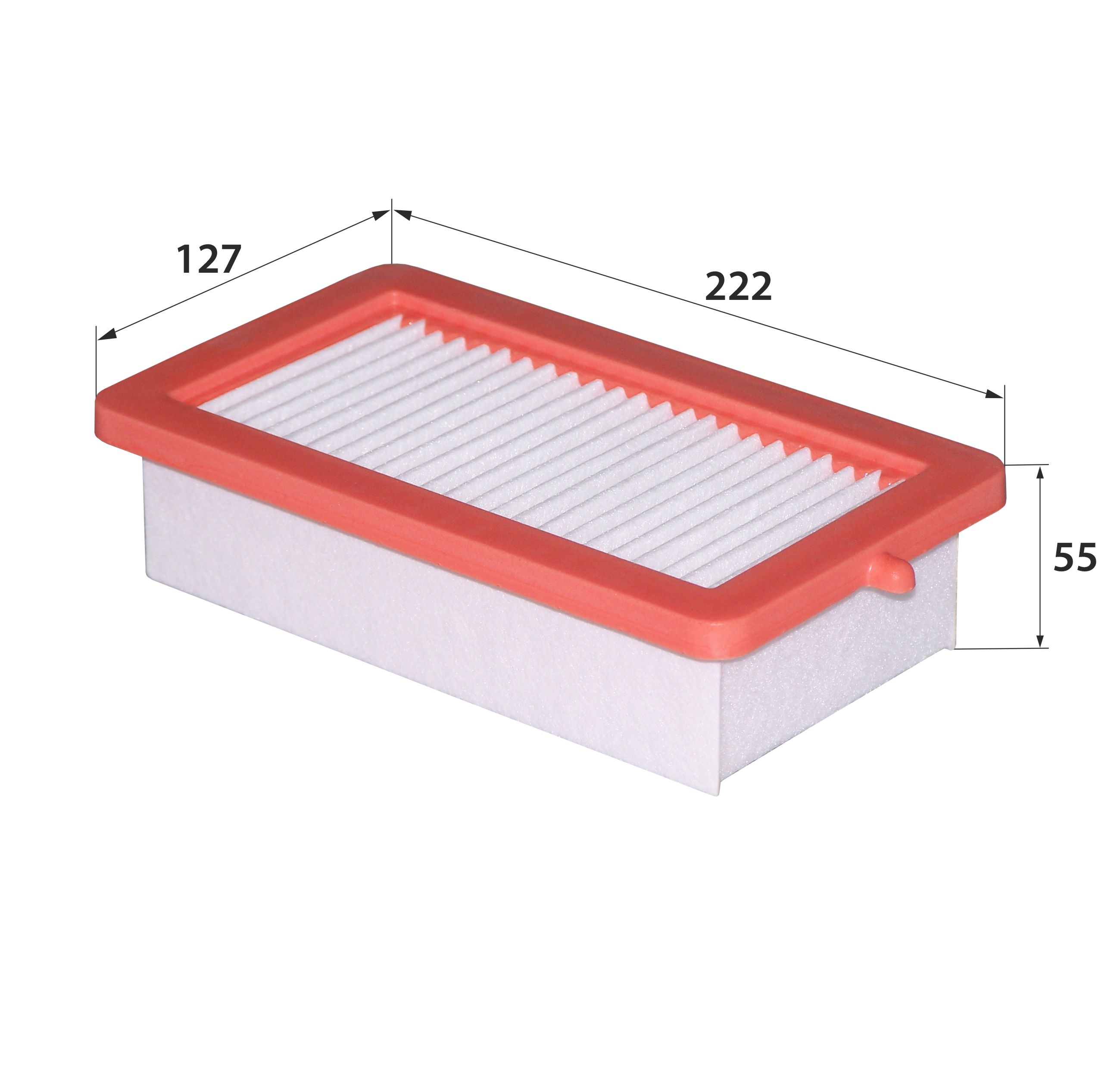 

Фильтр воздушный RB-exide A-1023E MITSUBISHI NISSAN RENAULT