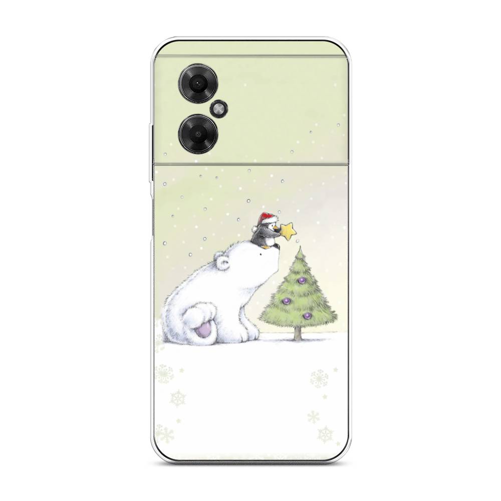 Чехол на Xiaomi Poco M4 5G Украшение елки