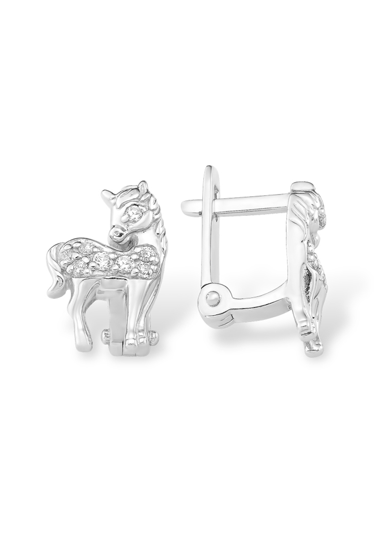 

Серьги из серебра с фианитом Kari Jewelry 1210018521-501, 1210018521-501