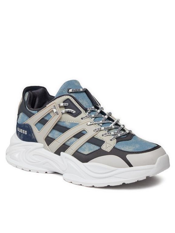 

Кроссовки мужские Guess Belluno FMJBEL PEL12 синие 46 EU, Синий, Belluno FMJBEL PEL12