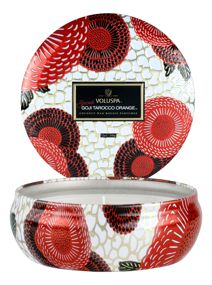 фото Voluspa ароматическая свеча spicy chinese berry and red orange