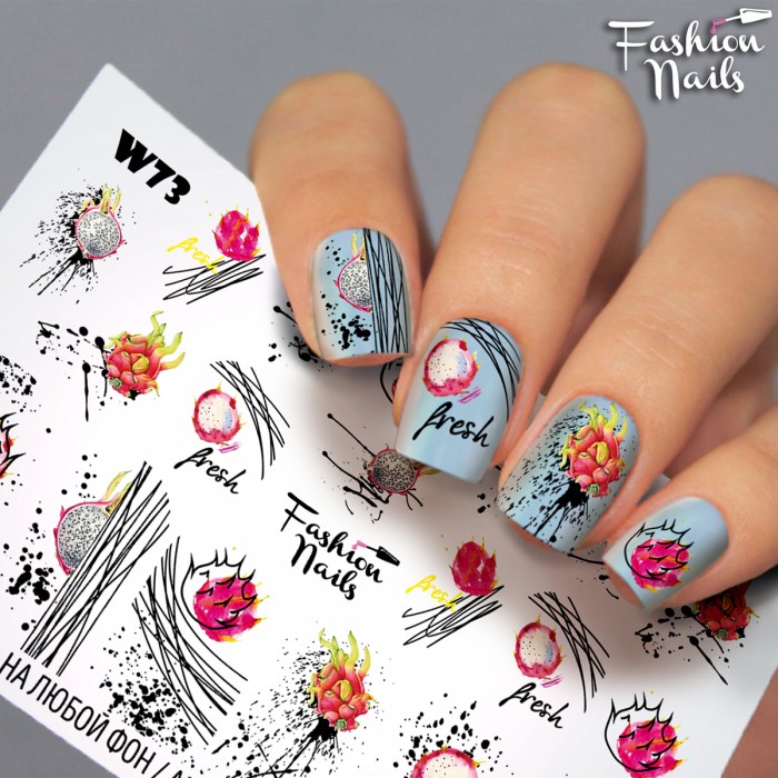 Слайдер дизайн 2D Fashion Nails W73