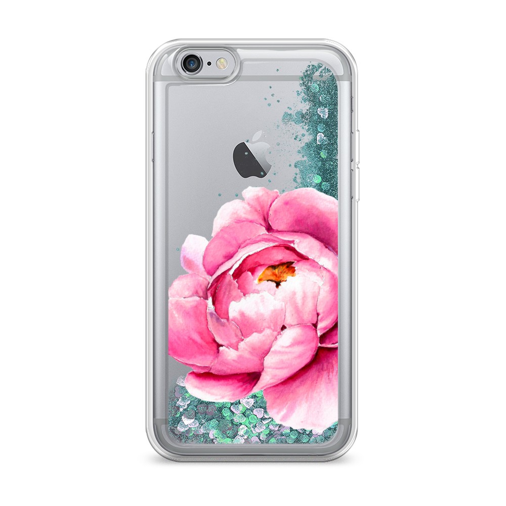 

Жидкий чехол с блестками "Прекрасный пион" на Apple iPhone 6S, 0104S95-1