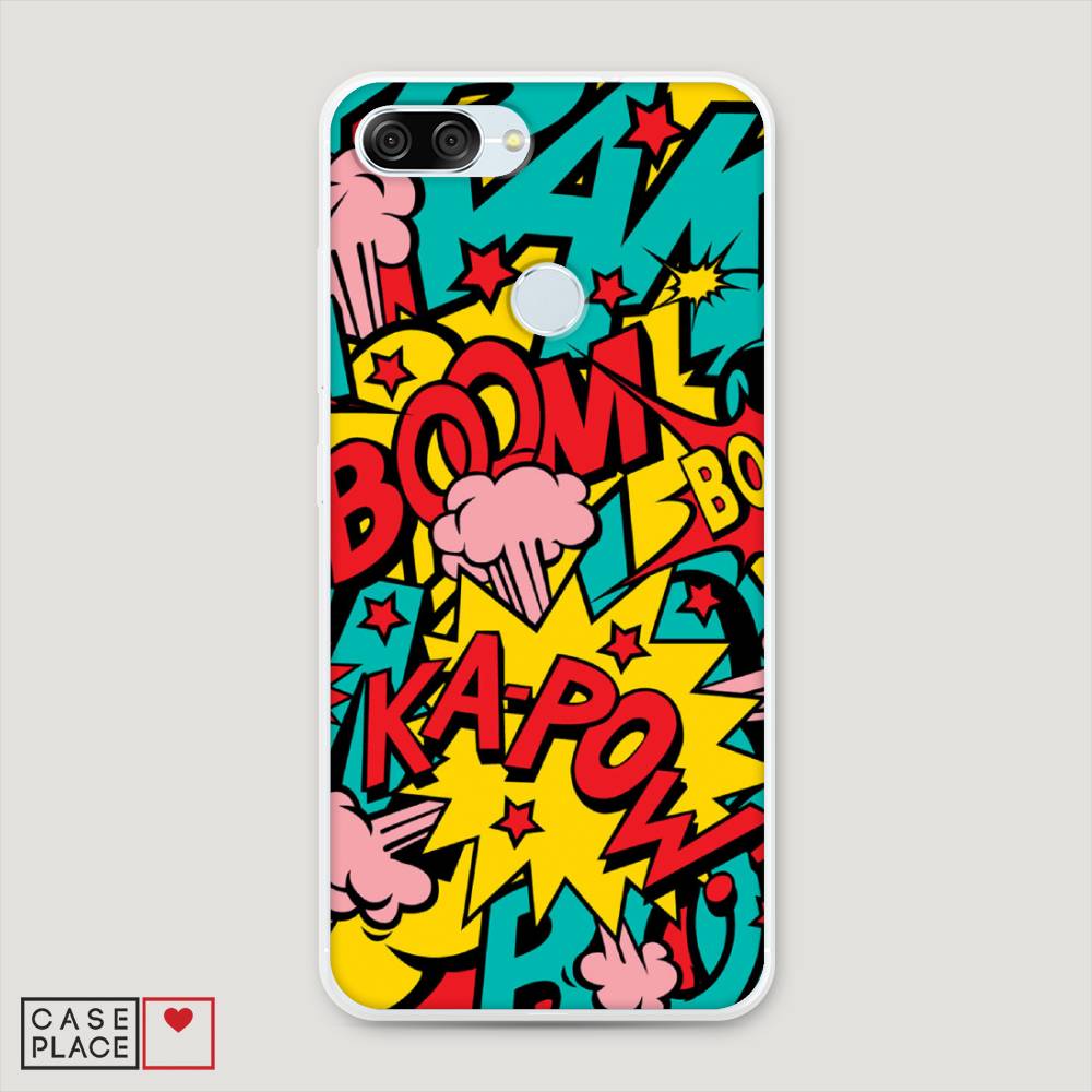 фото Чехол awog "постер pop art" для asus zenfone max plus m1 zb570tl