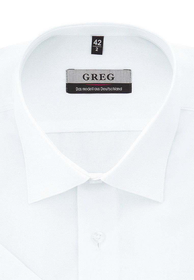 

Рубашка мужская Greg 01-00005887 белая 37, Белый, 01-00005887