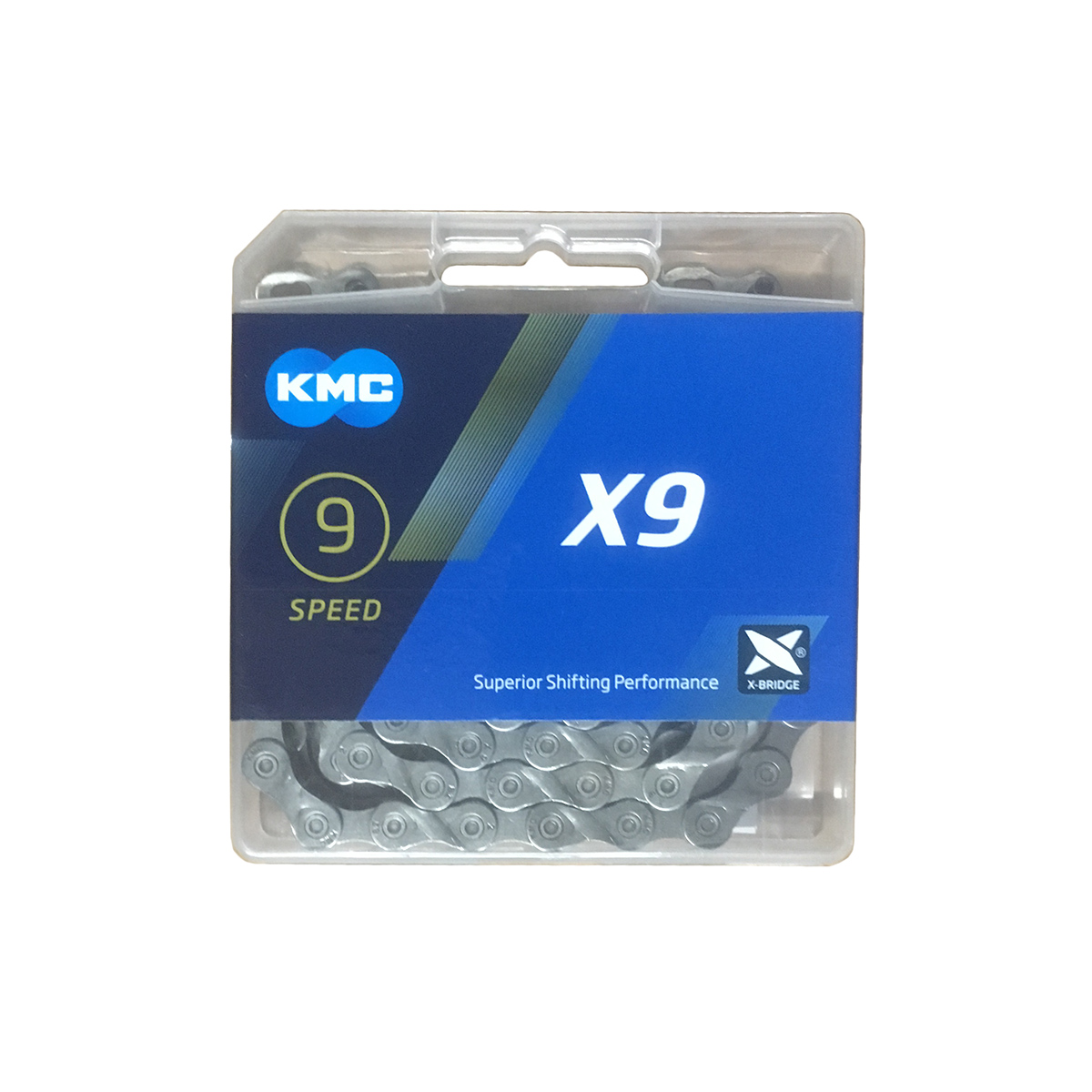 Цепь KMC X9. 9 скоростей