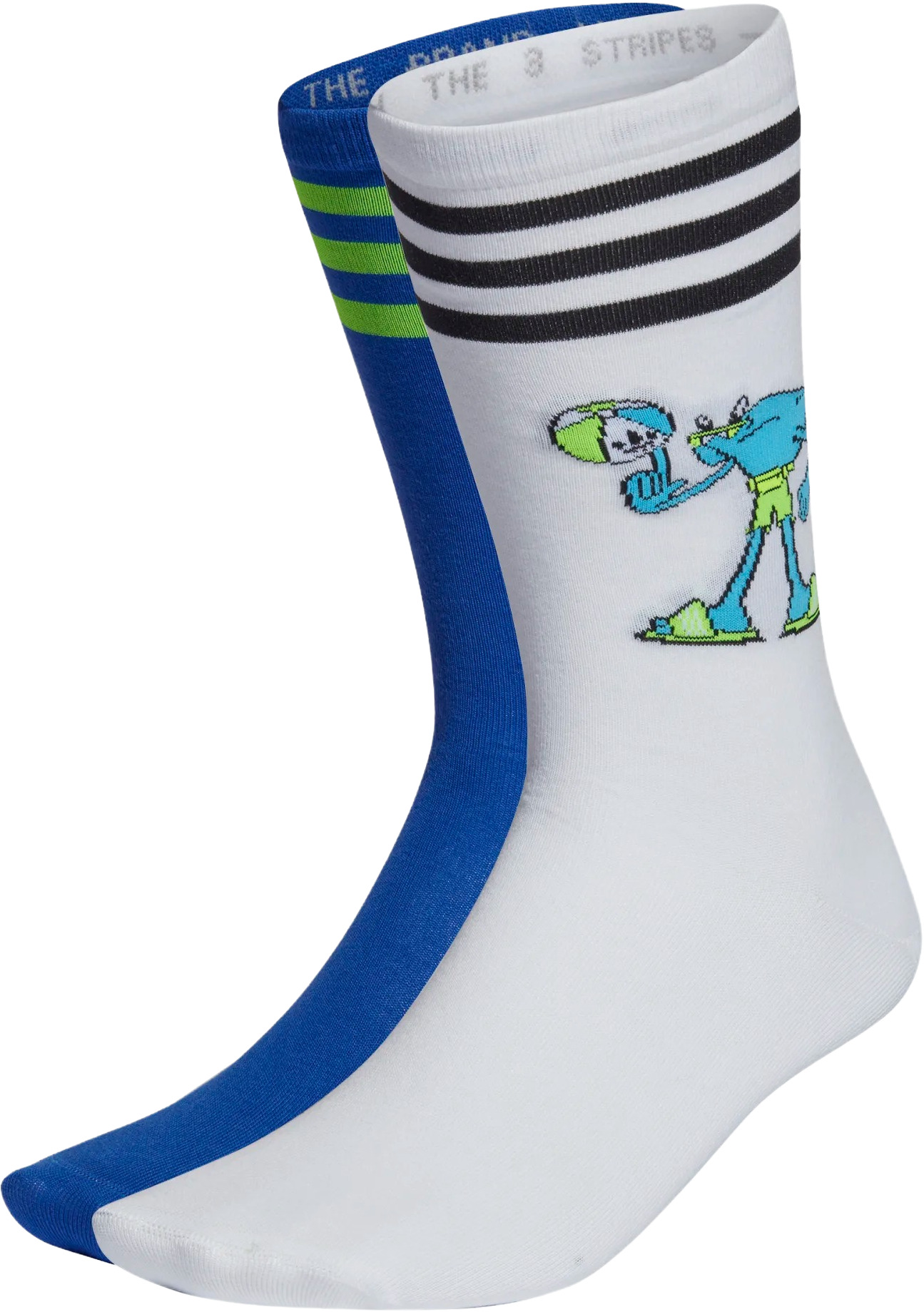 

Комплект носков женских Adidas Fun Graphic 2Pp белых 36-38, Fun Graphic 2Pp