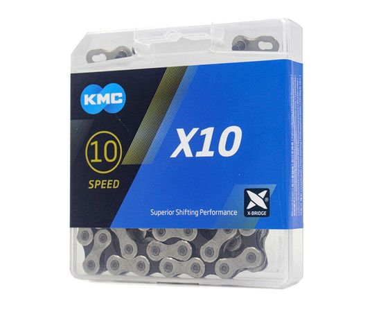 

Цепь KMC X10 EPT. 10 скоростей, Серебристый