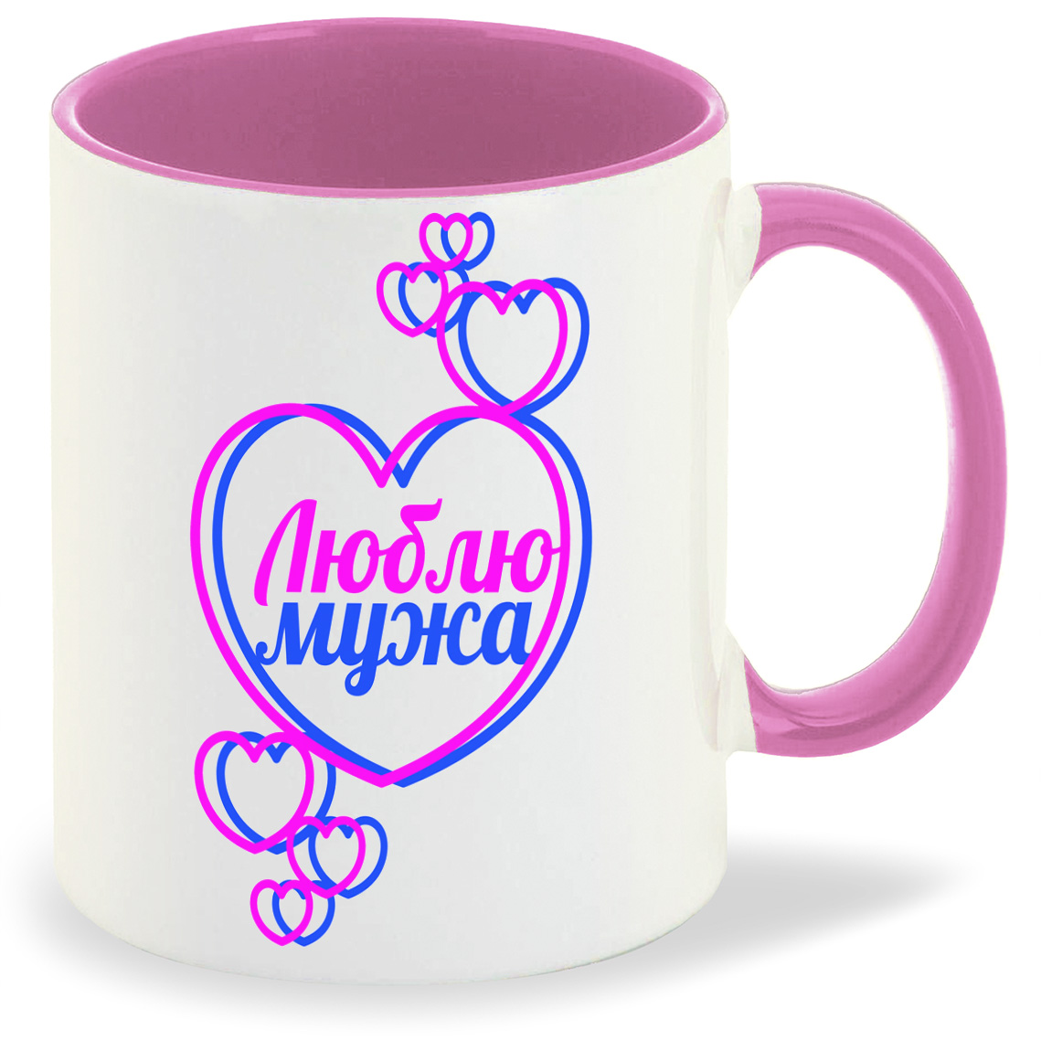 

Кружка CoolPodarok Люблю мужа, Люблю мужа