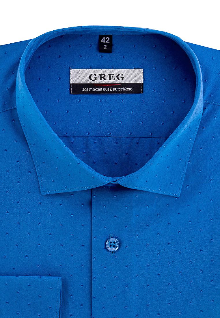

Рубашка мужская Greg 01-00001142 голубая 40, Голубой, 01-00001142