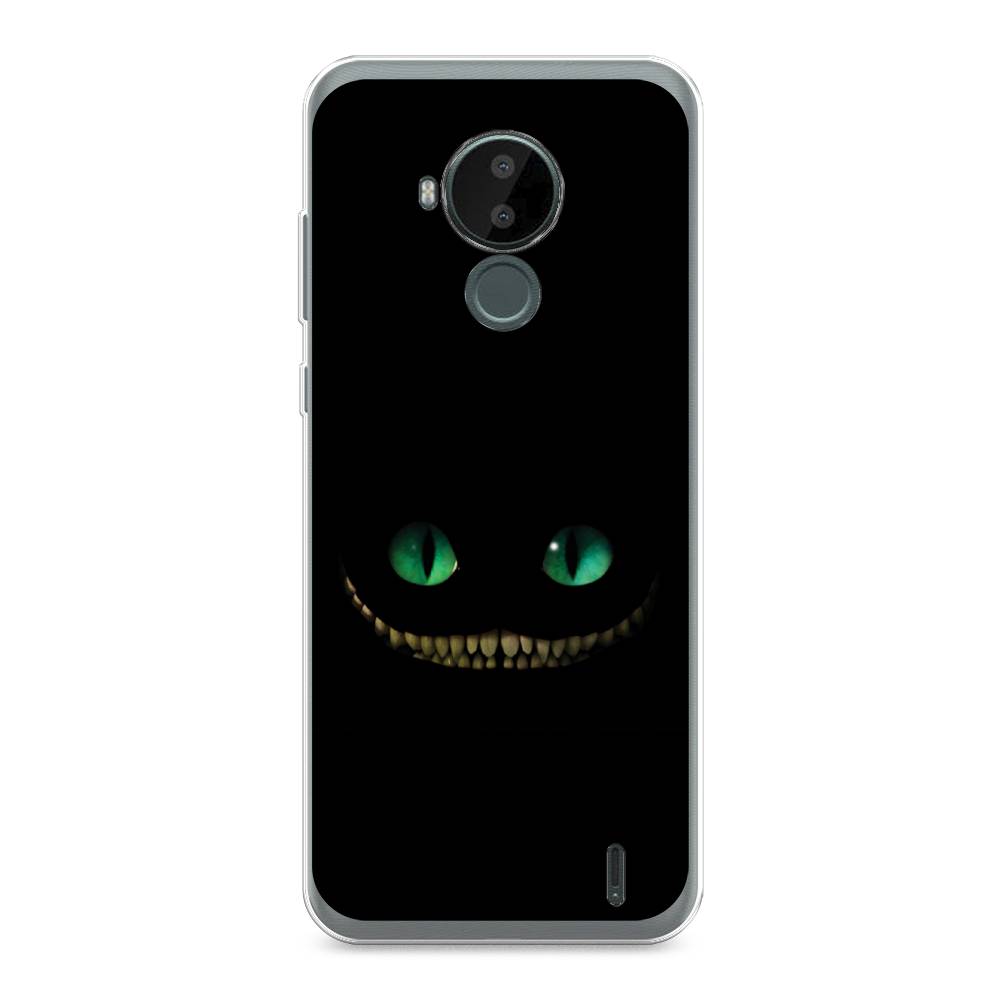 

Чехол Awog на Nokia C30 / Нокиа C30 "Зеленоглазый чеширский кот", Черный, 124850-10