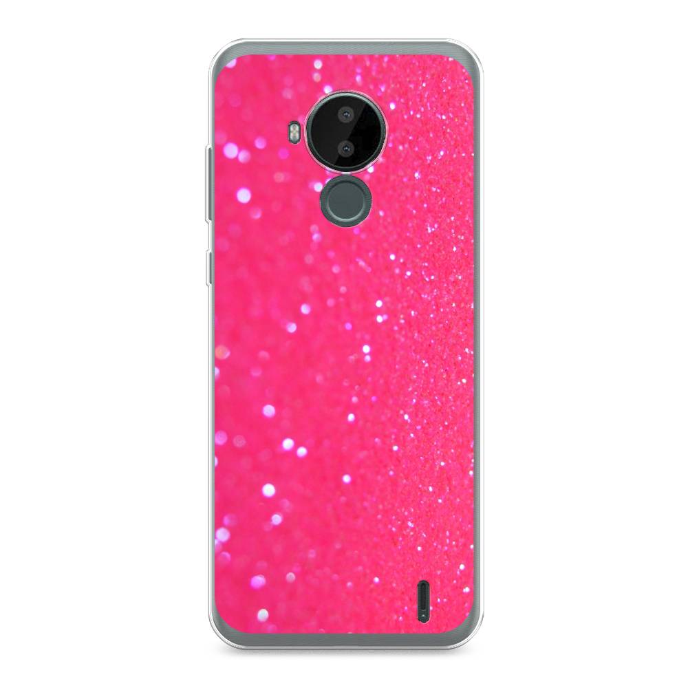 

Чехол Awog "Малиновые блестки рисунок" для Nokia C30