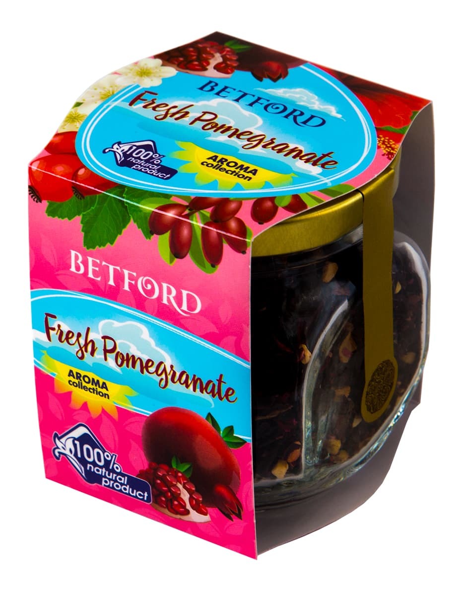 Чай Betford Fresh Pomegranate Сочный гранат, 85 г