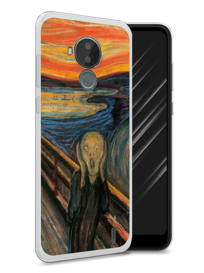 

Чехол Awog на Nokia C30 / Нокиа C30 "Крик", Оранжевый;синий;серый, 124850-9