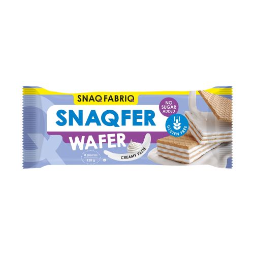 Вафли, Snaq Fabriq SNAQFER WAFER, сливочный вкус, 1 шт х 120 г