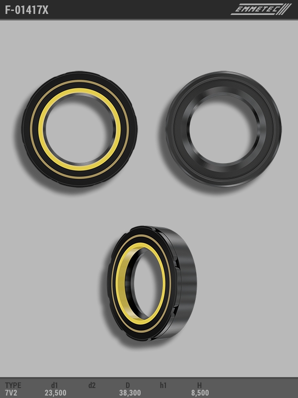 

Сальник рулевой рейки EMMETEC 23.5x38.3x8.5 (7V2) F-01417X, F-01417X, F01417X