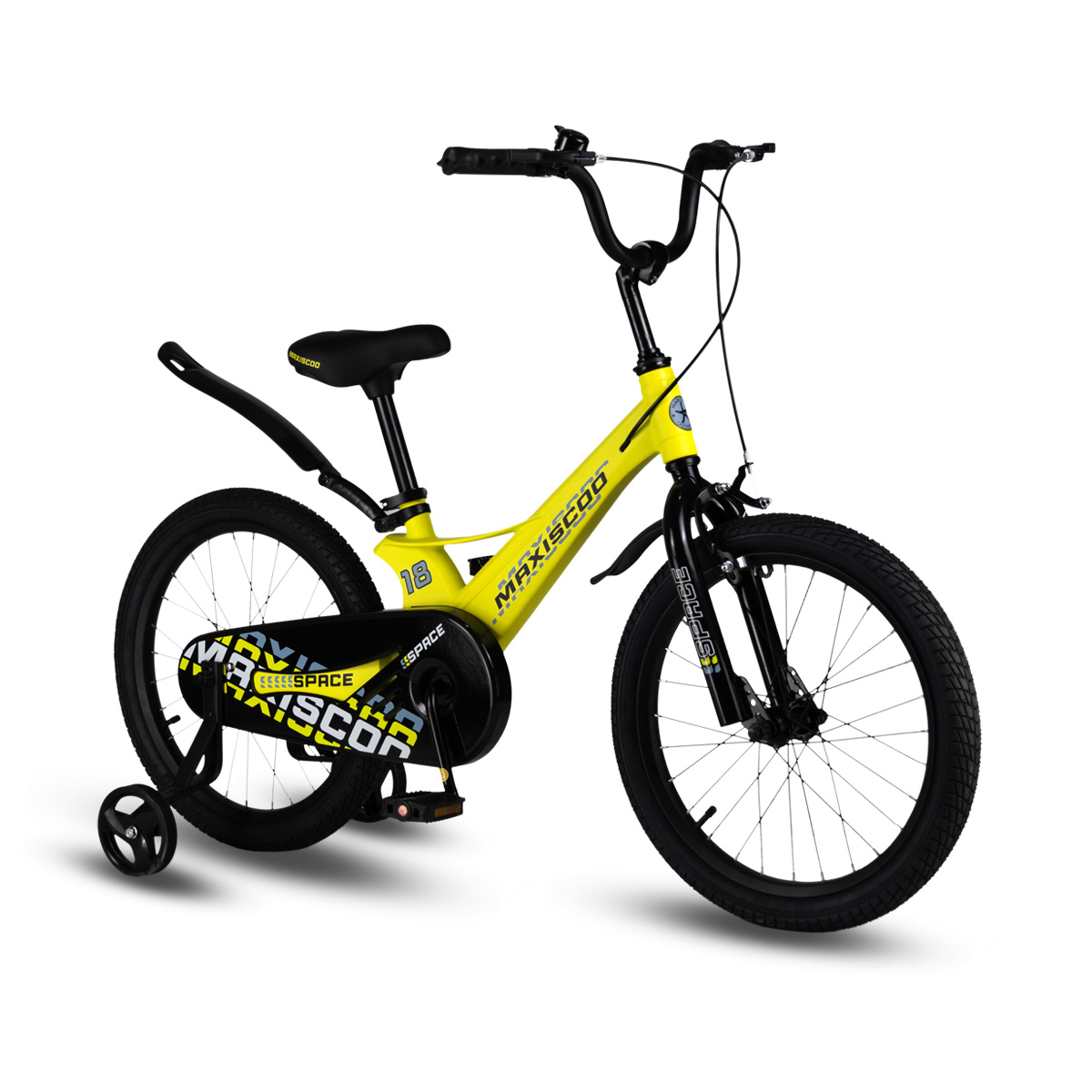 Детский велосипед MAXISCOO Space 18 Стандарт 2024 желтый матовый большой лунный календарь на 2024 год все о каждом лунном дне