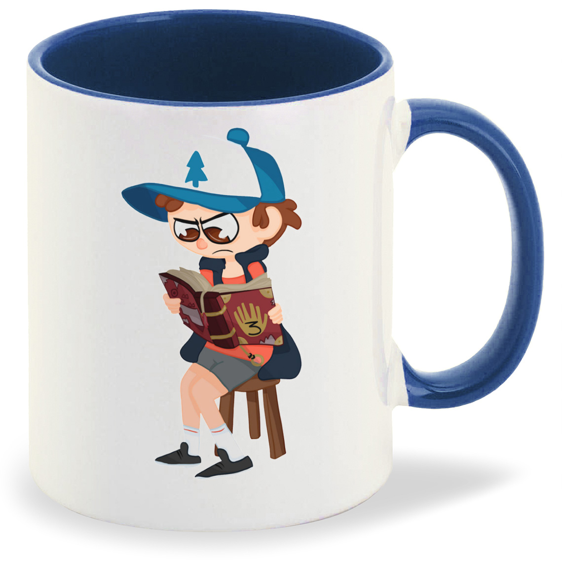 

Кружка CoolPodarok Мультфильмы Гравити Фолз Диппи Gravity falls Dippi, Мультфильмы Гравити Фолз Диппи Gravity falls Dippi (сердито читает книгу)