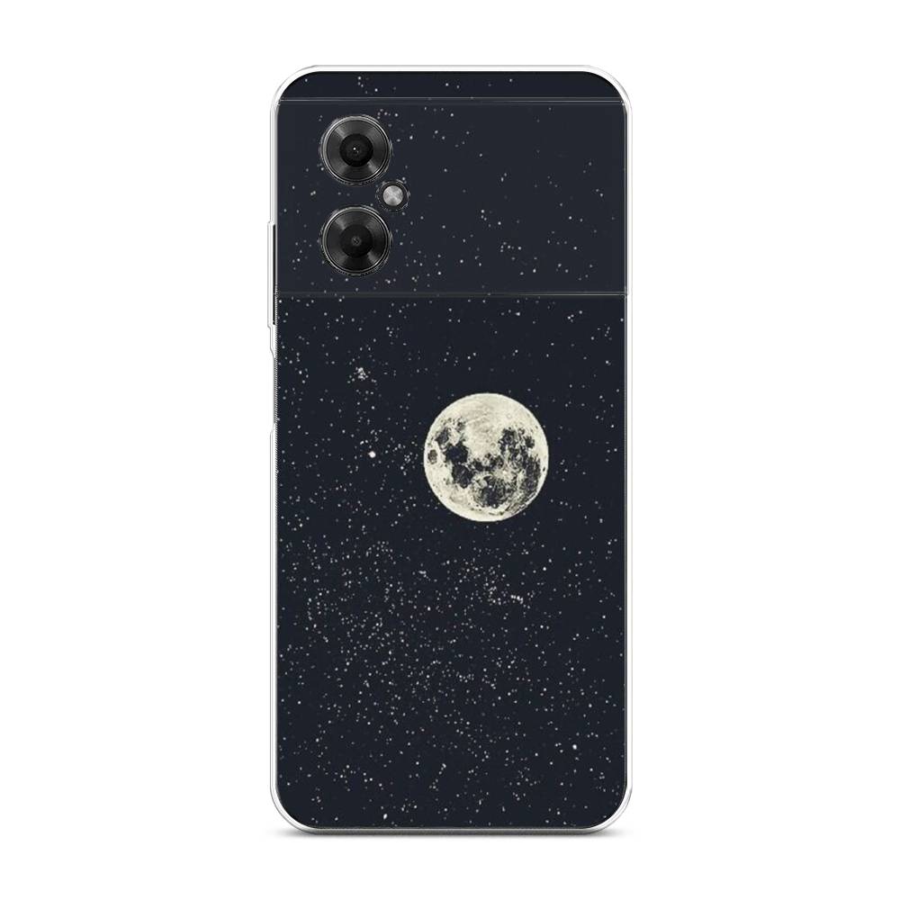 

Чехол на Xiaomi Poco M4 5G "Полнолуние", Красный, 316550-2