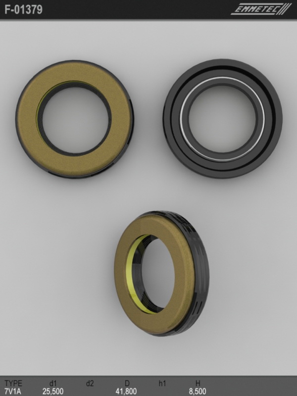 

Сальник рулевой рейки EMMETEC 25.5x41.8x8.5 (7V1A) F-01379, F-01379, F01379