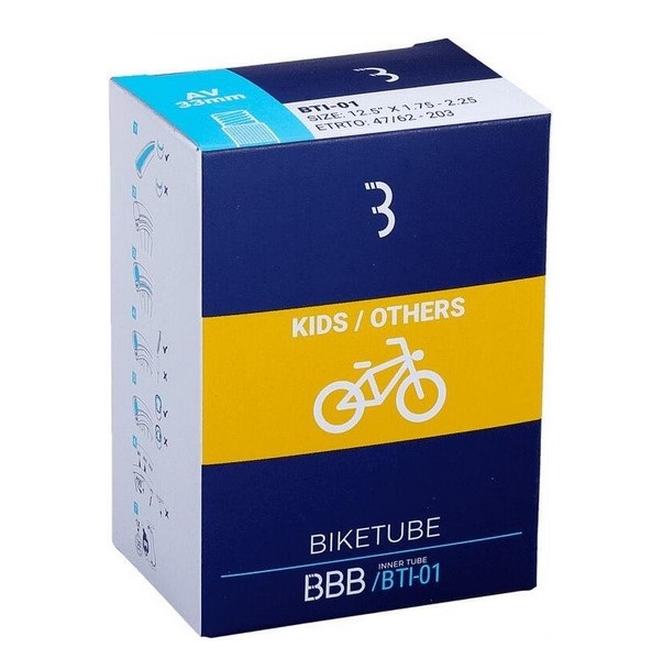 

Велосипедная камера Bbb Biketube Bti-22 20", 1,3"-1,8", Biketube Bti-22