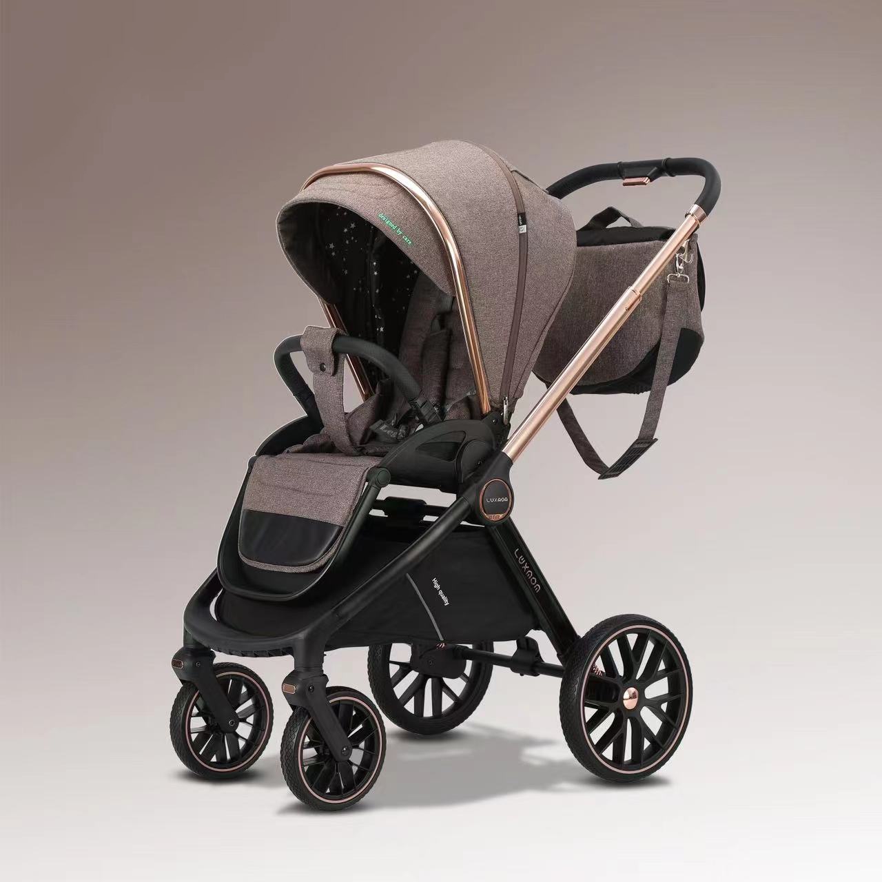 

Коляска прогулочная Luxmom 788 коричневый, 788