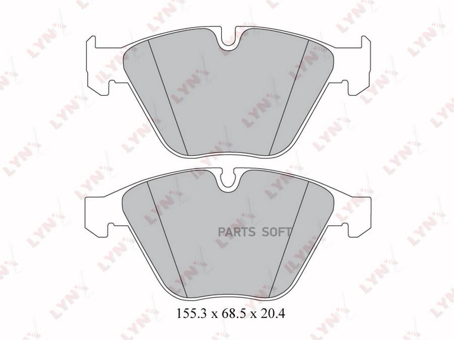 

Колодки торм.пер.BMW 5 (E60) 2.0-4.5 03=>/7 (E65) 3.0-4.5 01-09