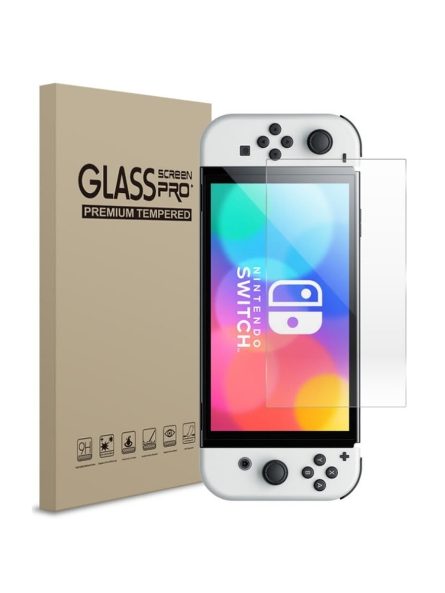 Защитное стекло для Nintendo Switch OLED BlackMix 9H 2.5D, прозрачное
