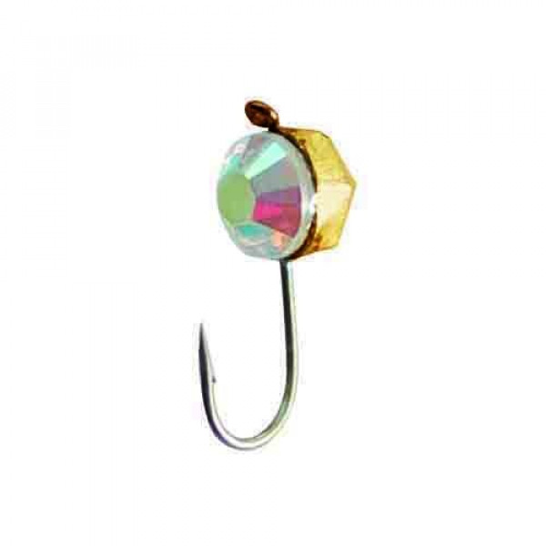

Мормышка Shark Gold полусфера грань ушко Swarovski Silver 0.15гр. 810-030-614, 00-00030980