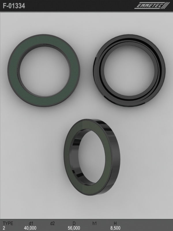 

Сальник рулевой рейки EMMETEC 40x56x8.5 (2) F-01334, F-01334, F01334