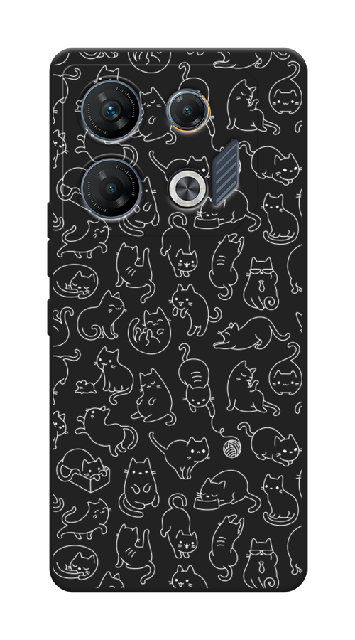 

Чехол Awog на Infinix GT 10 Pro "Шкодливые котики", Прозрачный;бежевый, 3104852-1