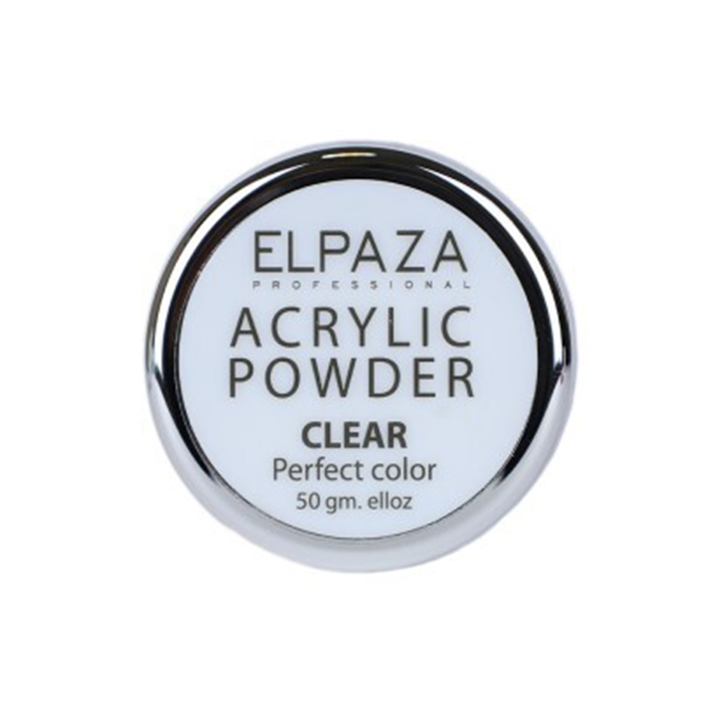 Акриловая пудра Elpaza Acrylic Powder Clear 50gm акриловая пудра elpaza acrylic powder розовая 15 г