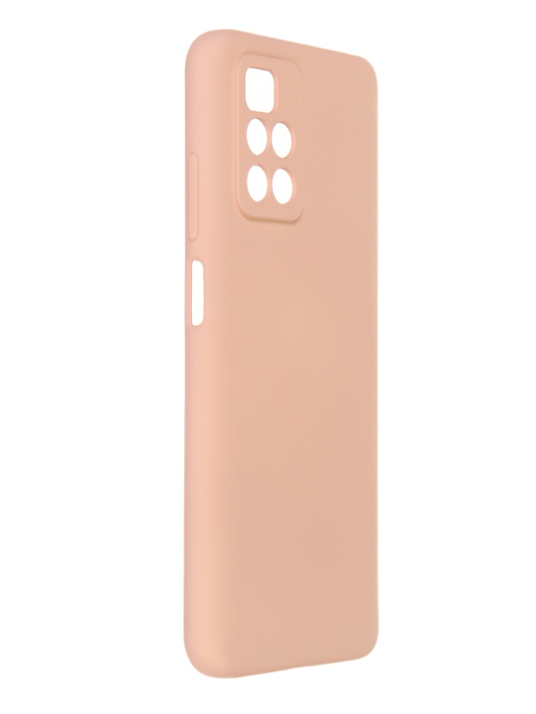 фото Чехол pero для xiaomi redmi 10 liquid silicone light pink pcls-0079-pk