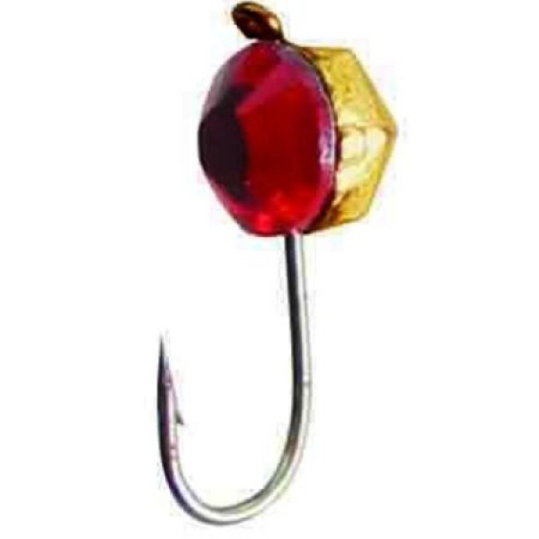 

Мормышка Shark Gold полусфера грань ушко Swarovski Red 0.45гр. 810-040-615, 00-00030983