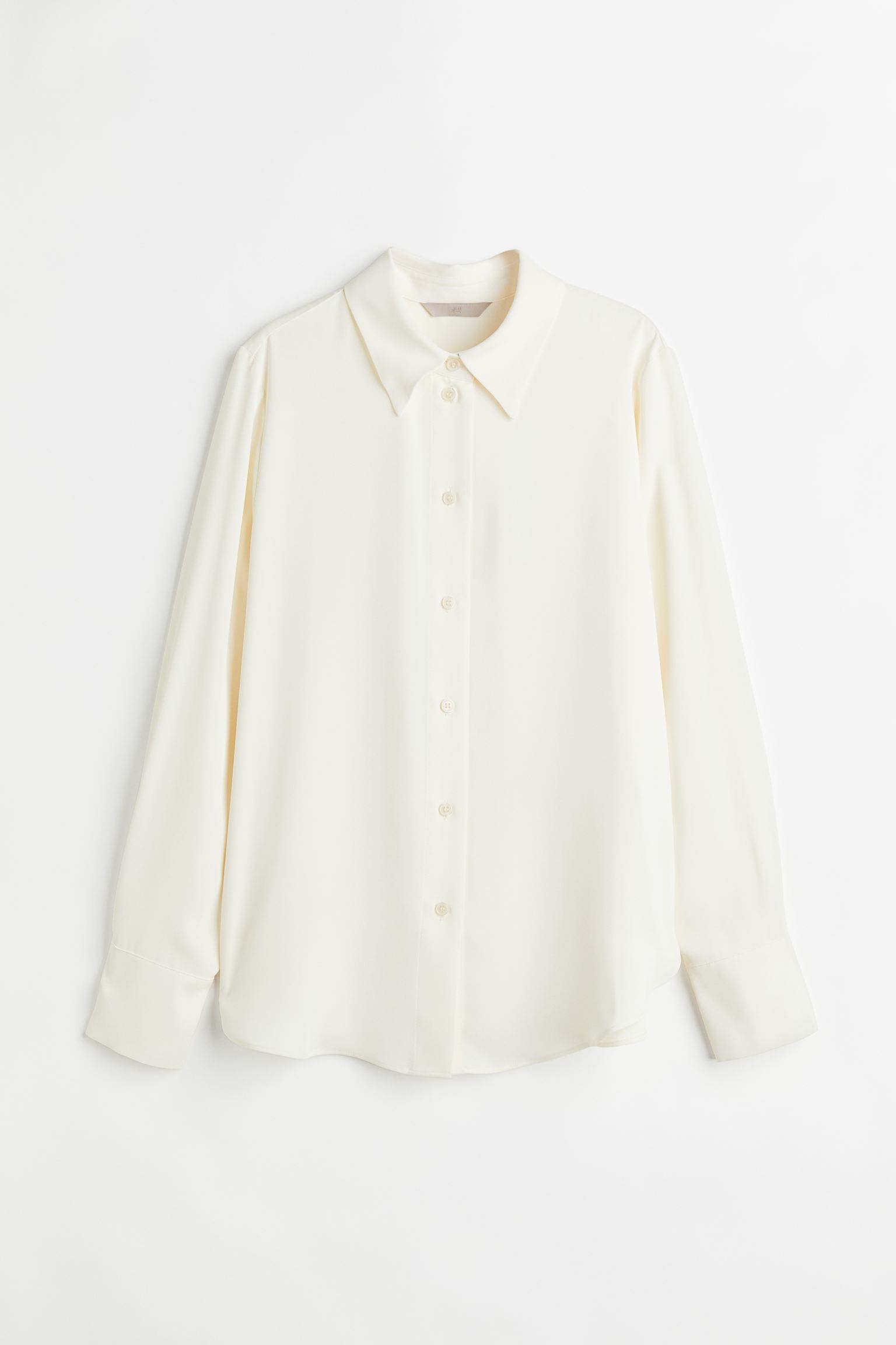 Рубашка женская H&M 1086131001 белая XS (доставка из-за рубежа)