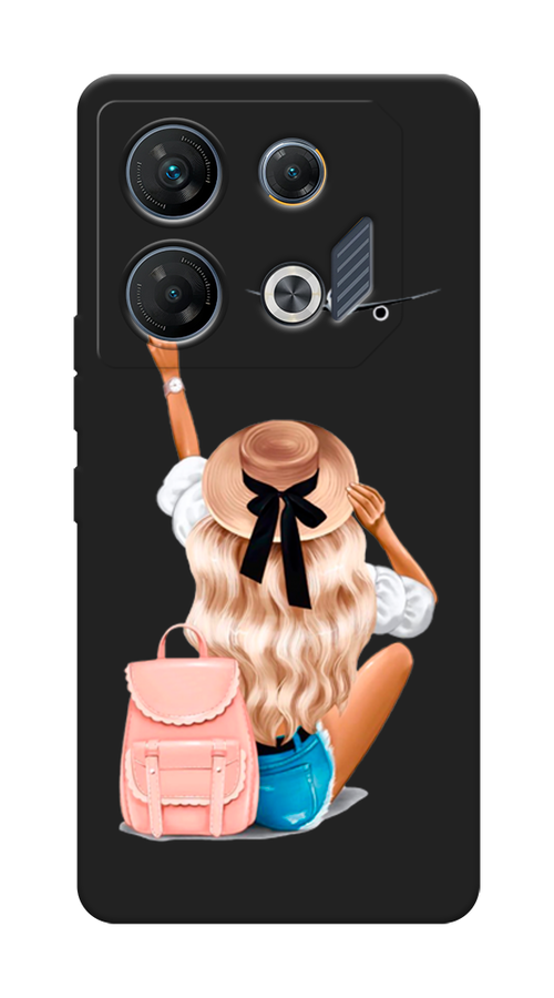 

Чехол Awog на Infinix GT 10 Pro "Автостопом самолетом", Бежевый;белый, 3104852-1