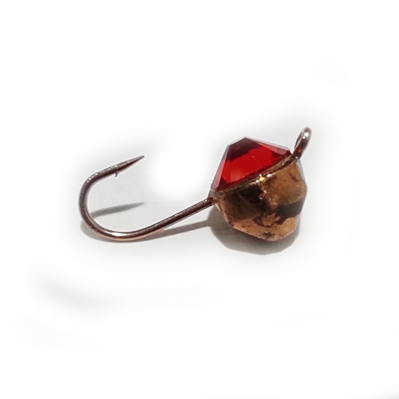 

Мормышка Shark Cu полусфера грань ушко Swarovski Red 0.45гр. 810-040-617, 00-00030985