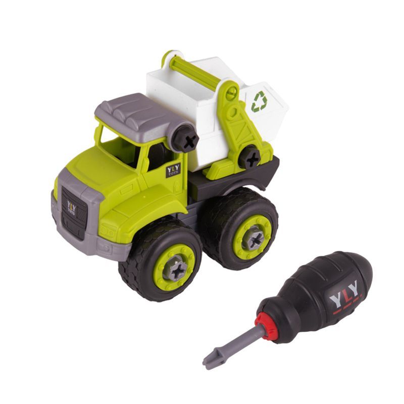 Машинка Maxitoys конструктор PITSTOP Building Blocks с отверткой в коробке PS-2023-2A-3 конструктор onebot building blocks mobile engineering crane mtjm03iqi