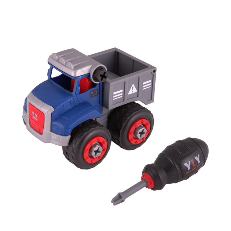 

Машинка Maxitoys конструктор PITSTOP Building Blocks с отверткой в коробке PS-2023-2A-2, Синий, PS-2023-2A-2