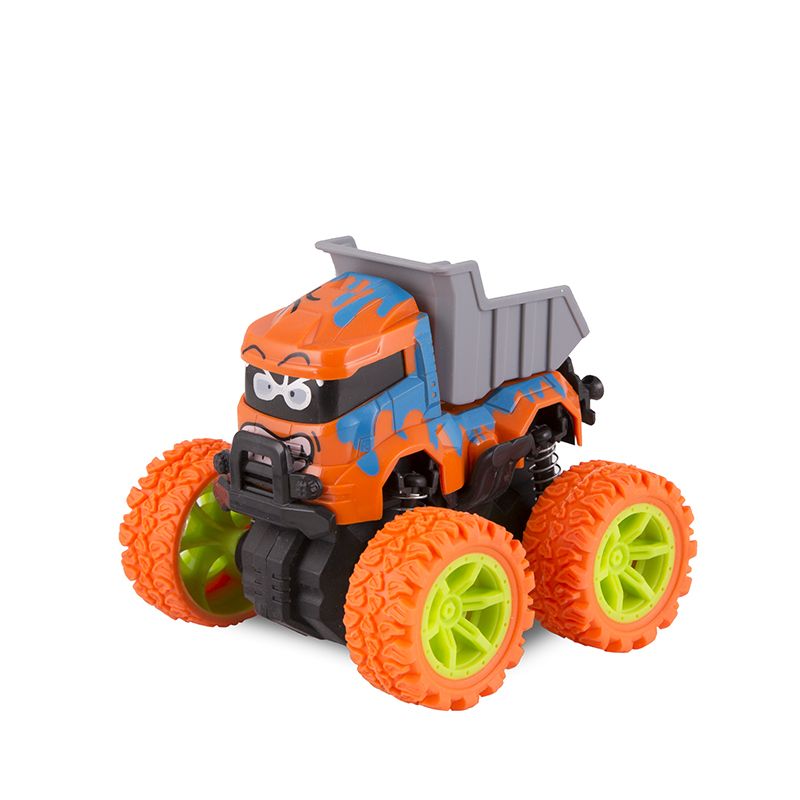 Машинка Maxitoys Инерционная, Трак Оранжевый Самосвал, 10 см, в Коробке игрушечная машинка цементовоз голубой желтый оранжевый bt2511