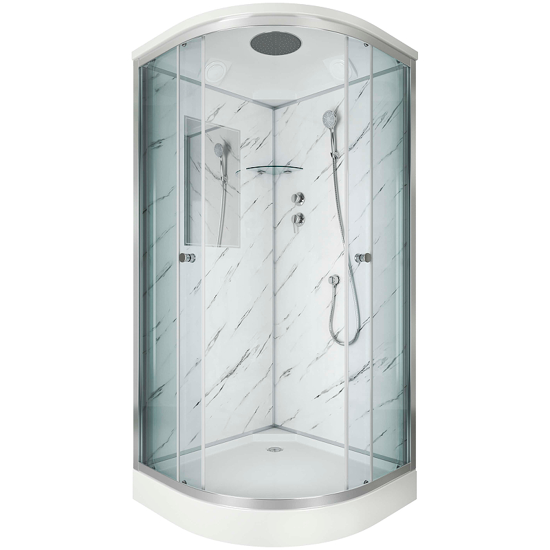 

Кабина душевая без гидромассажа Niagara Lux 100x100х210 NG-7702M