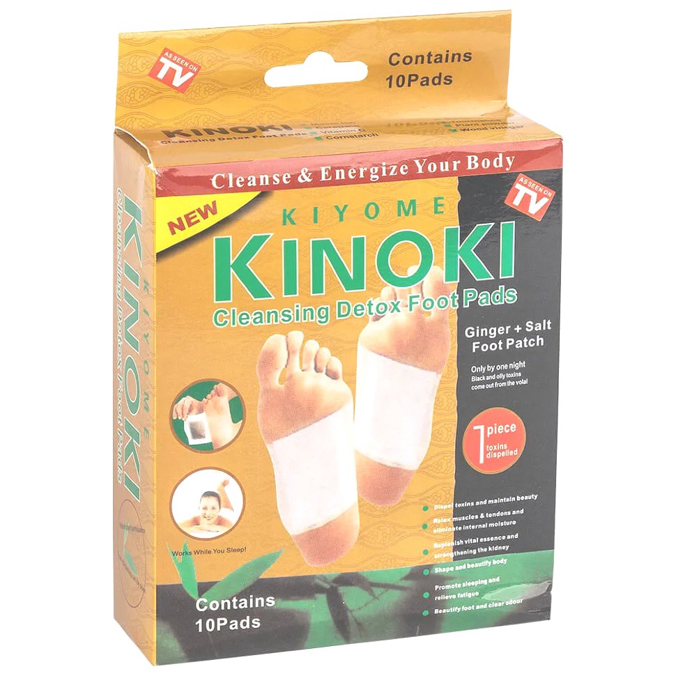 

Лейкопластырь медицинский Kinoki белый 10 шт., Пластырь.